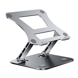 Ergonomic Portable Computer Stand with Heat-Vent to Elevate Laptop